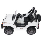 Elektrické autíčko Jeep Wrangler Rubicon Lift 4x4, 24V - biele